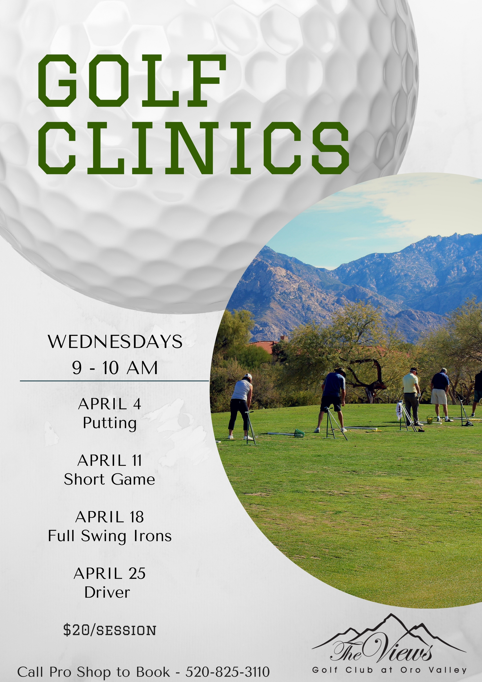 golf clinics april